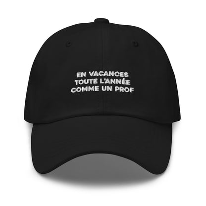 Casquette Vacances comme un prof