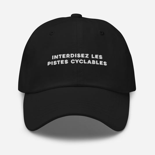 Casquette Anti Piste Cyclables