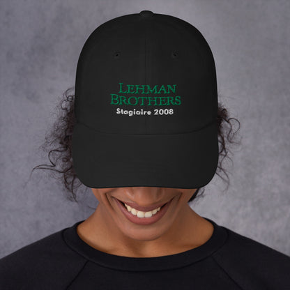 Casquette Lehman Brothers Stagiaire