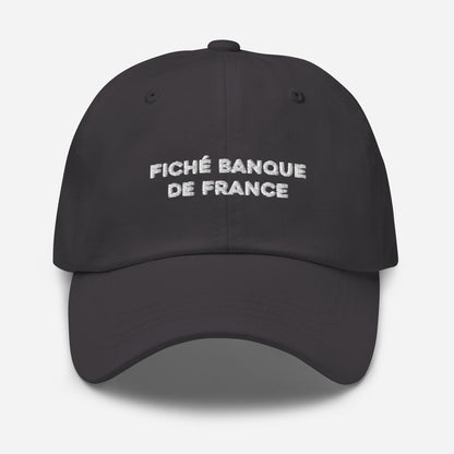 Casquette Fiché Banque De France