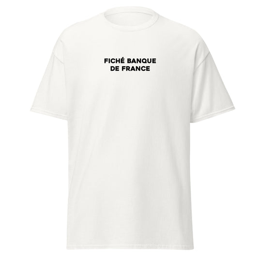 T-shirt Fiché Banque de France